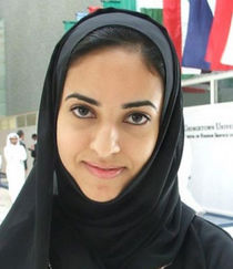 Showing girl.