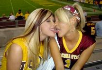 Girls trying to suck big